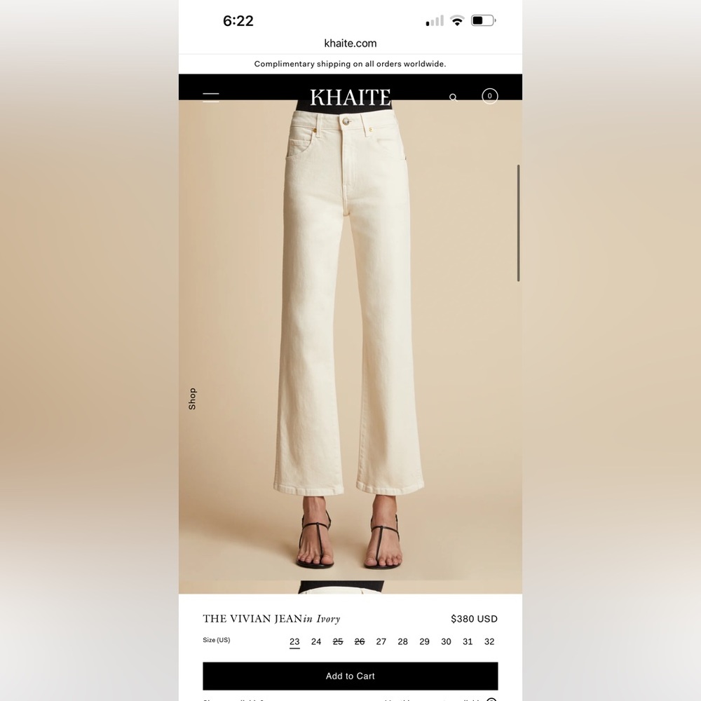 Khaite high waist jeans Vivian